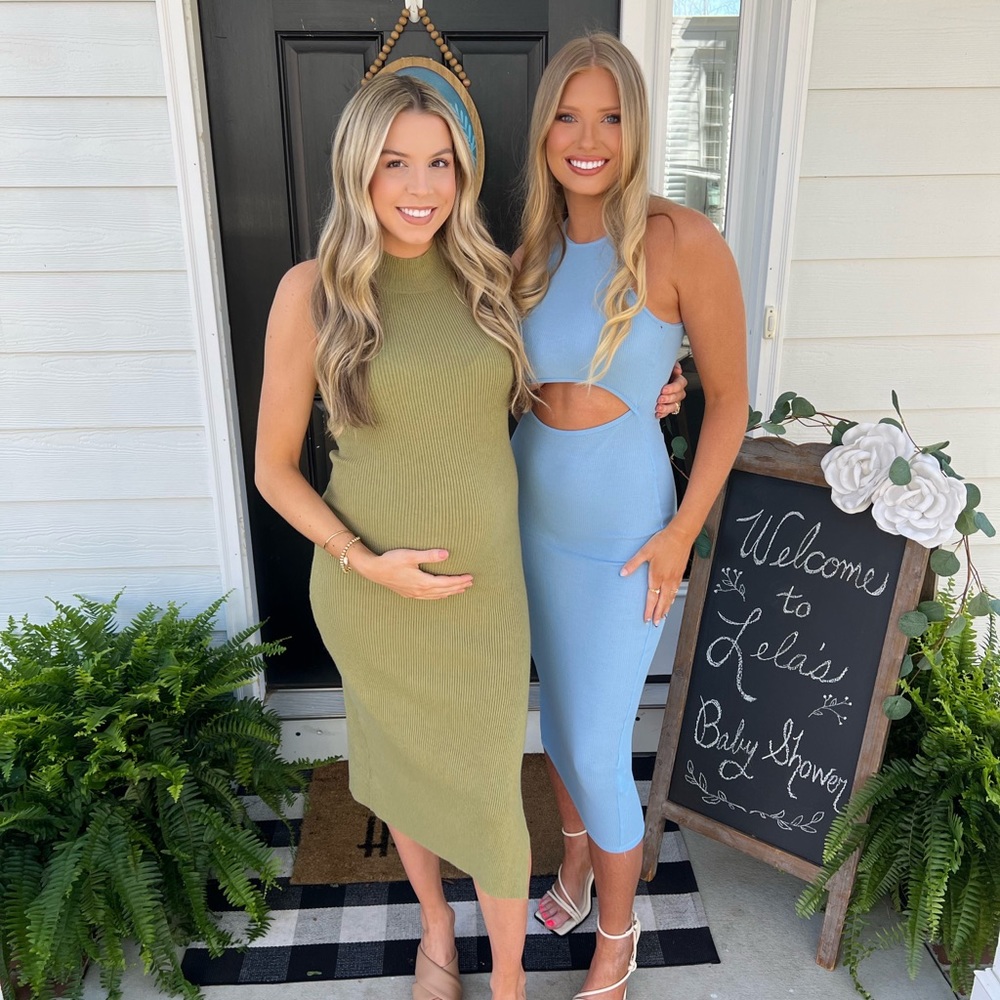 BLUE PLT DRESS SIZE 2